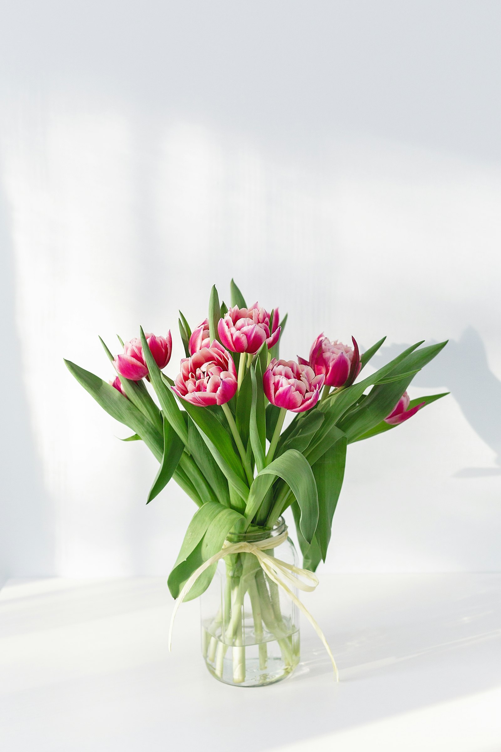 Florale Komposition in einem Blumenatelier in Luzern