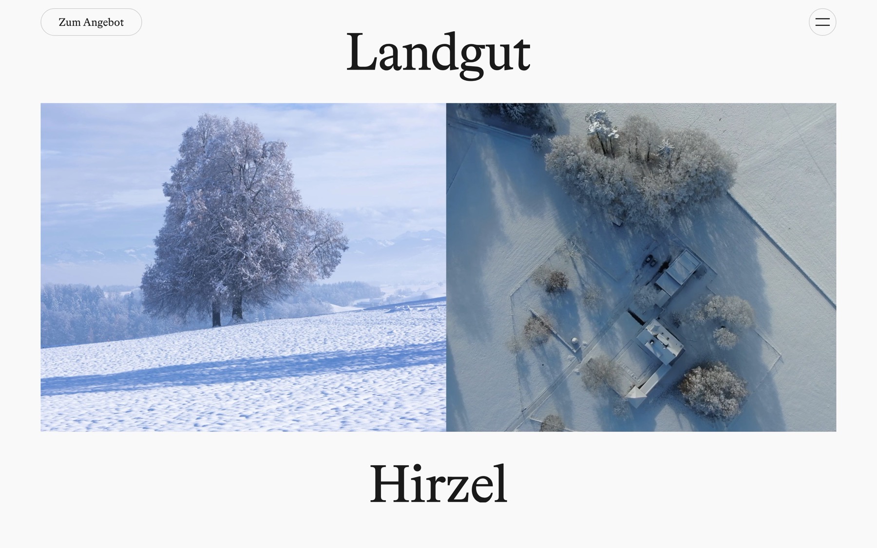Landgut Hirzel · Seminar- und Eventlocation · Hirzel ZH