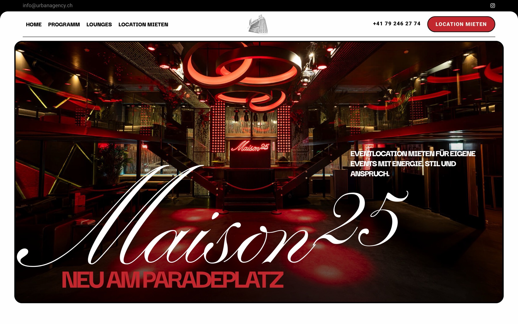 Maison 25 · Eventlocation · Zürich ZH