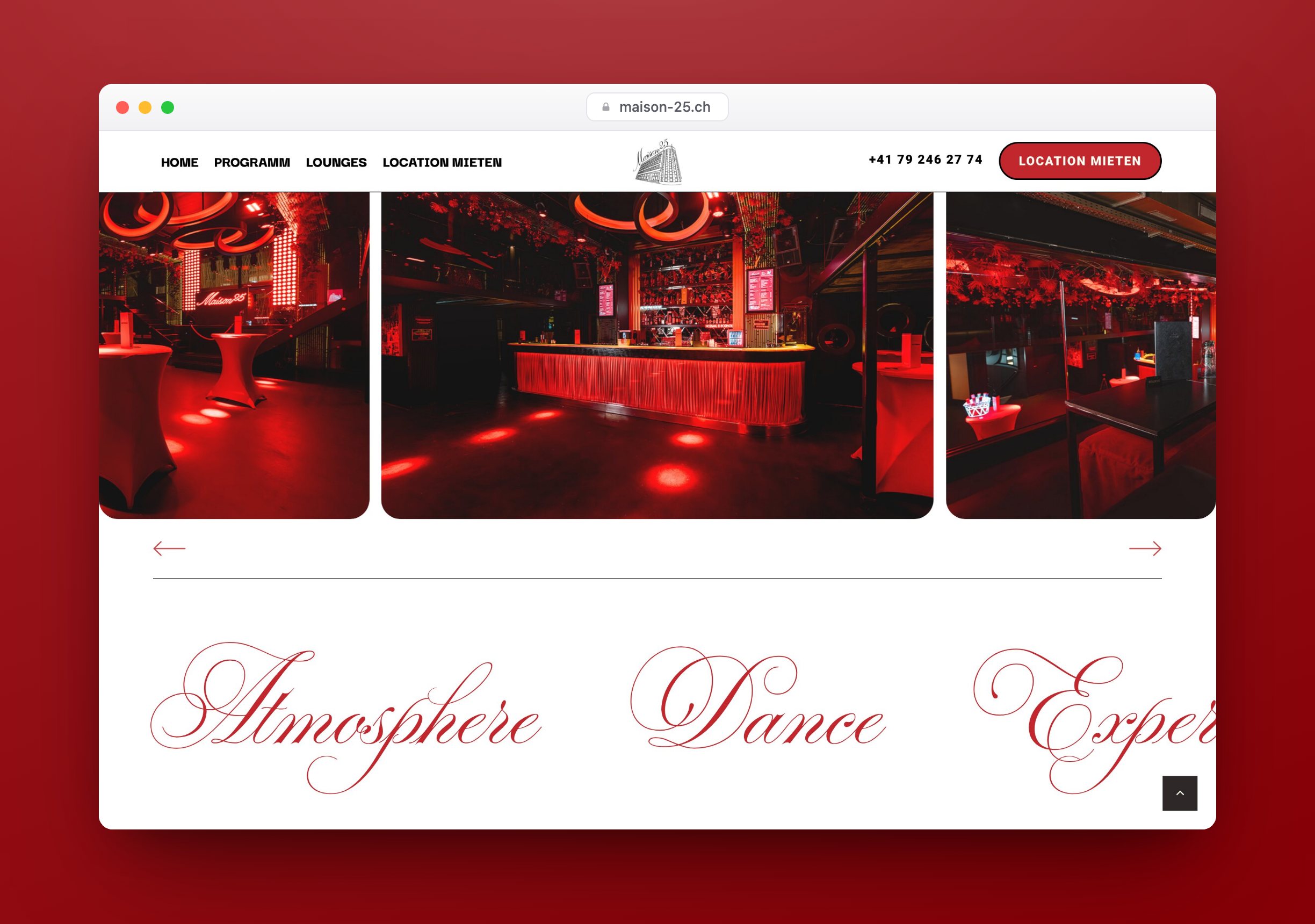 Maison 25, Website