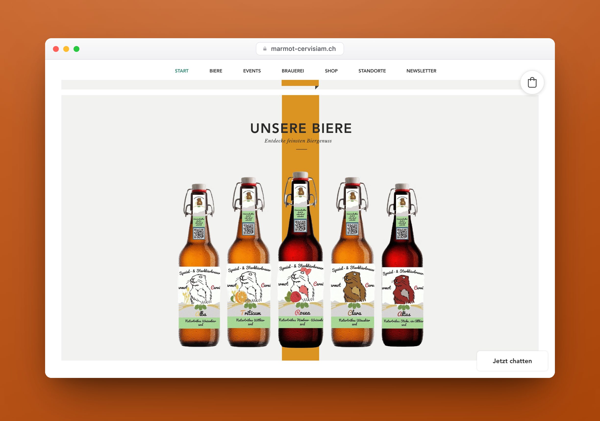 Marmot, Website