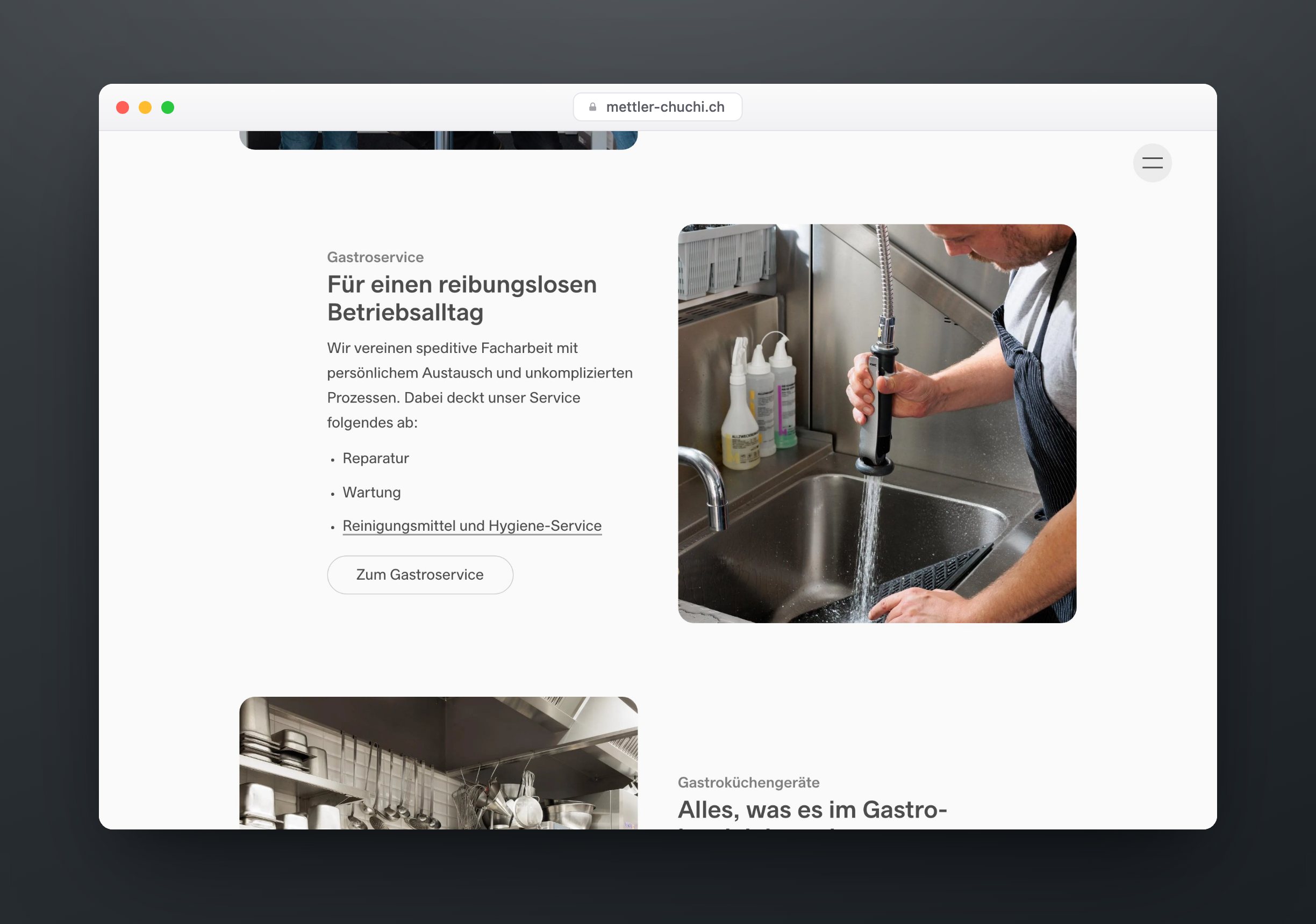 Mettler Chuchi, Website